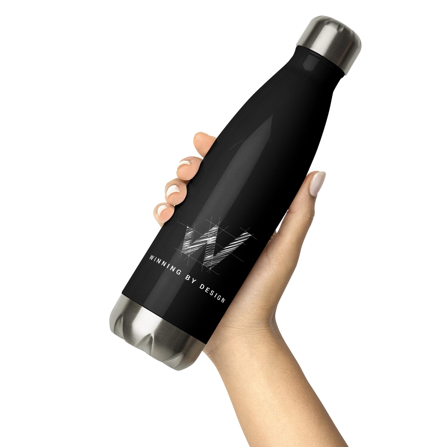 W Logo Stainless Steel Water Bottle