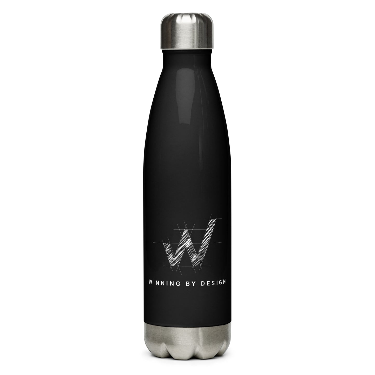 W Logo Stainless Steel Water Bottle