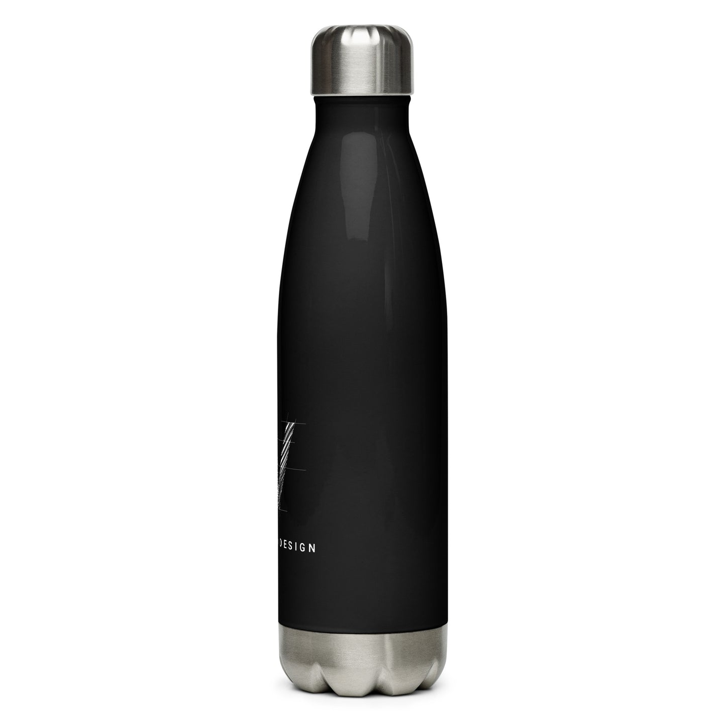 W Logo Stainless Steel Water Bottle