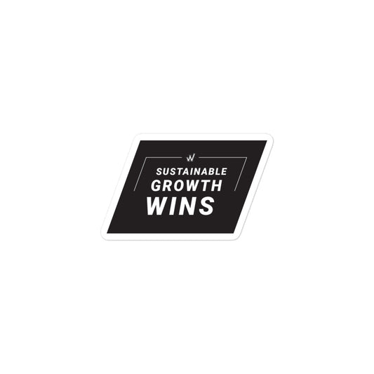 Sustainable Growth Wins sticker
